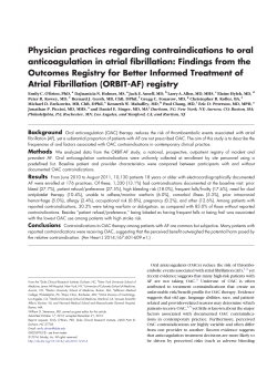 Physician practices regarding contraindications to oral