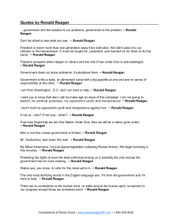 Quotes by Ronald Reagan