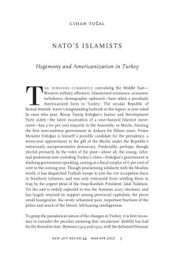 NATO`s Islamists: Hegemony and Americanization in Turkey
