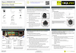 Siqura FD820 IP Cameras