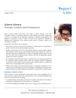 Science Literacy - The National Academies Press
