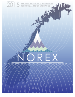 2015 THE 42ND AMERICAN | NORWEGIAN RECIPROCAL TROOP