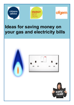 Energy Best Deal Booklet &ndash; Easy read format