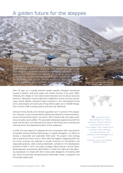 A golden future for the steppes