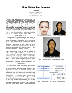 Digital Makeup Face Generation