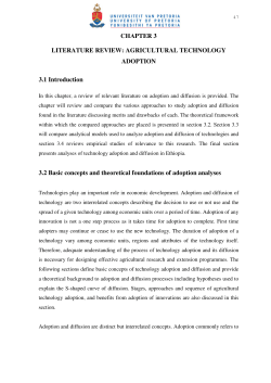 chapter 3 literature review: agricultural technology