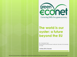 The world is our oyster: a future beyond the EU