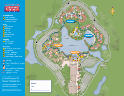 Disney`s Coronado Springs Resort Map
