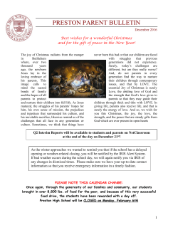 December 2016 - Preston High School