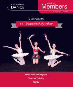 Members - Royal Academy of Dance NZ