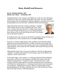 Rum, Rudolf and Rosacea
