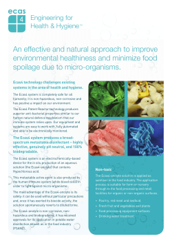 An effective and natural approach to improve environmental