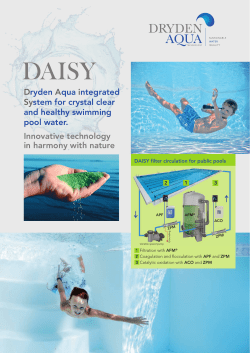 Dryden Aqua integrated System for crystal clear and healthy