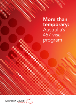 More than temporary: Australia`s program