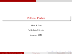 Political Parties - Florida State University