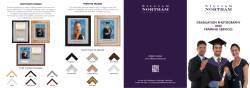GRADUATION PHOTOGRAPHY AND FRAMING SERVICES
