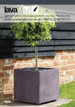 Lightweight planters with an amazing authentic stone