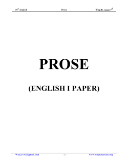 english i paper - Way to Success