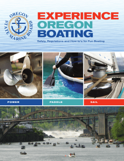 Oregon Boaters Handbook