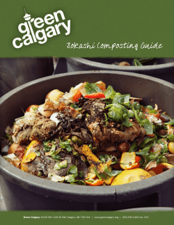 Bokashi Composting Guide