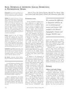 Methods We examined the differences in lipoprotein subclasses by