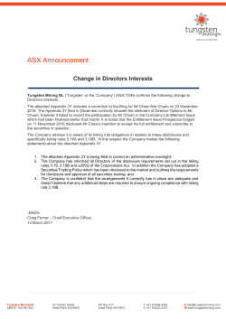 Change of Director`s Interest Notice