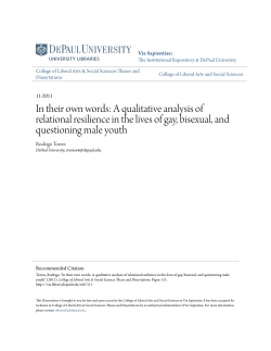 In their own words: A qualitative analysis of