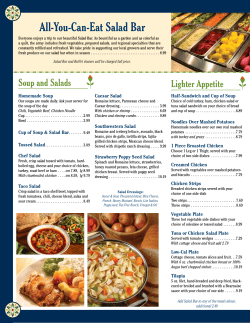 All-You-Can-Eat Salad Bar
