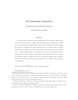 Price-Increasing Competition