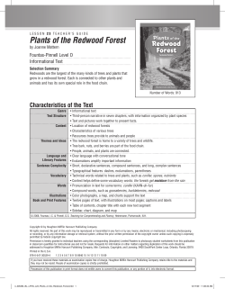 Plants of the Redwood Forest