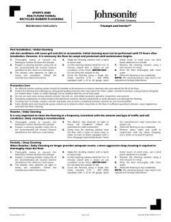 Maintenance - Johnsonite