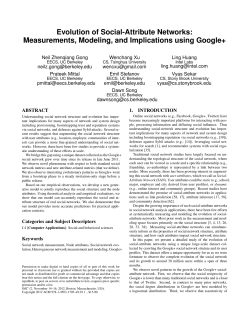 Evolution of Social-Attribute Networks