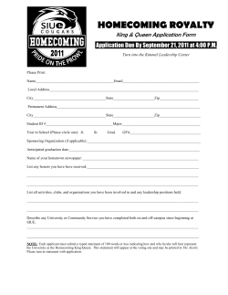 Homecoming 2001: MARDI GRAS MADNESS