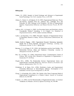 Bibliography Adams, JS (1965). Inequity in Social