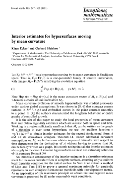 Interior estimates for hypersurfaces moving by mean