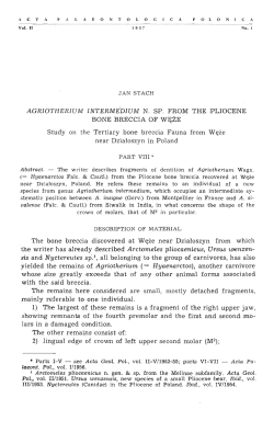 Full text - Acta Palaeontologica Polonica