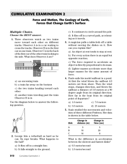 CUMULATIVE EXAMINATION 2
