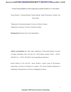 Cortisol and epinephrine control opposing circadian