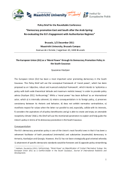 (EU) as a `Moral Power`