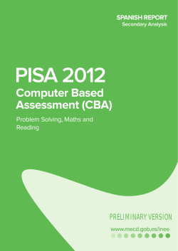Computer Based Assessment (CBA)