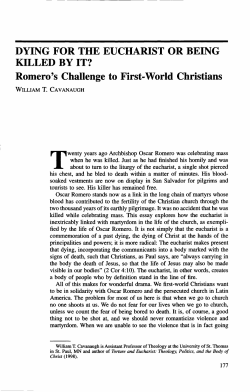 Dying for the Eucharist or Being Killed by It