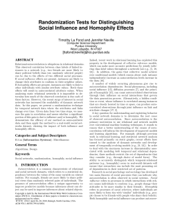 Randomization Tests for Distinguishing Social Influence