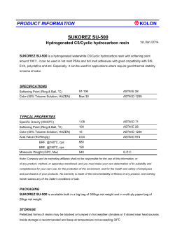 product information sukorez su-500 kolon