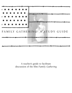 Family Gathering ROH Study Guide - Center for Asian American Media