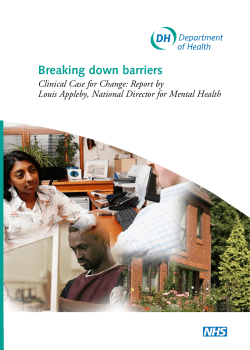 Breaking down barriers - UK Government Web Archive