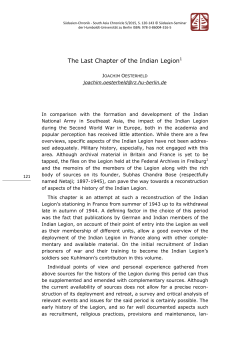 The Last Chapter of the Indian Legion - EDOC HU
