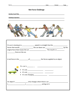 Net Force Challenge