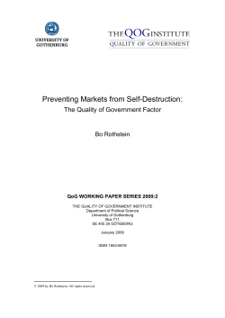 2009:2 - Quality of Government Institute