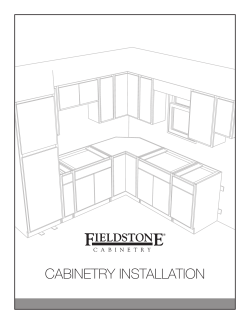 installation instructions.