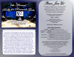 to brochure . - The Eaise Family Foundation Rally for